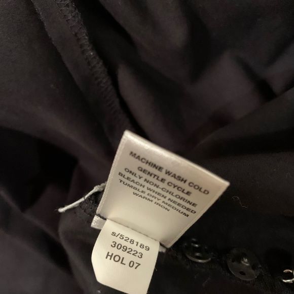 Old Navy Black Push Button Down Size XSmall - Picture 12 of 13